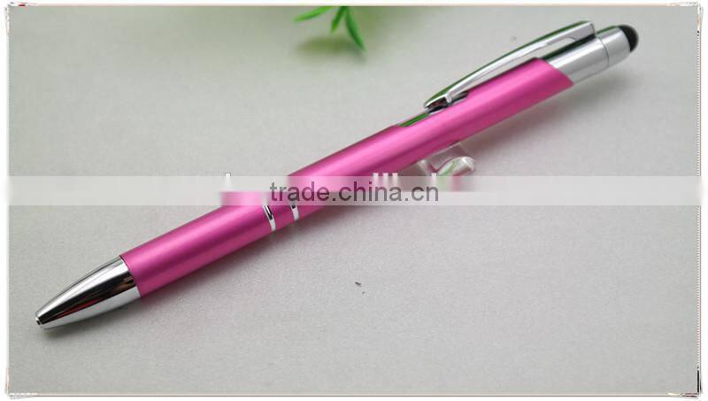 stylus writing pen for iphone ipad touch , metal promotioal ballpoint pen