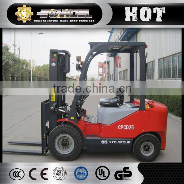 yto cpcd 25 china forklift manufacture forklift truck forklift diesel