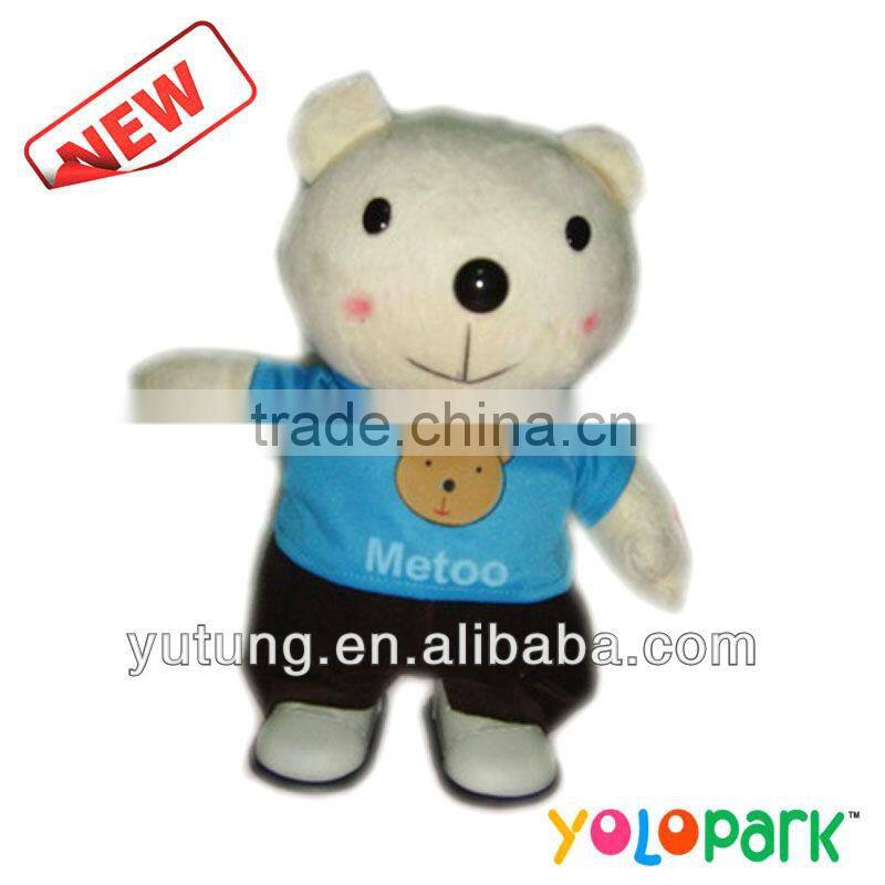 bear doll with music and walking function