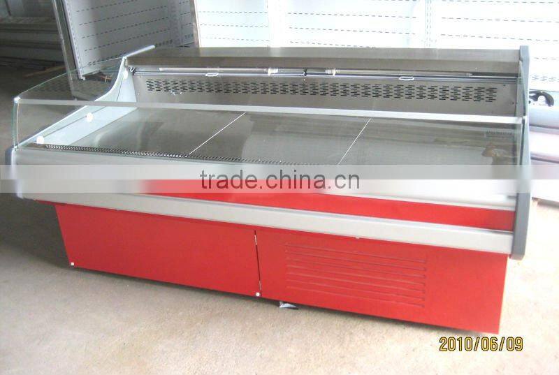 Supermarket platform meat display freezer/fresh meat display cases