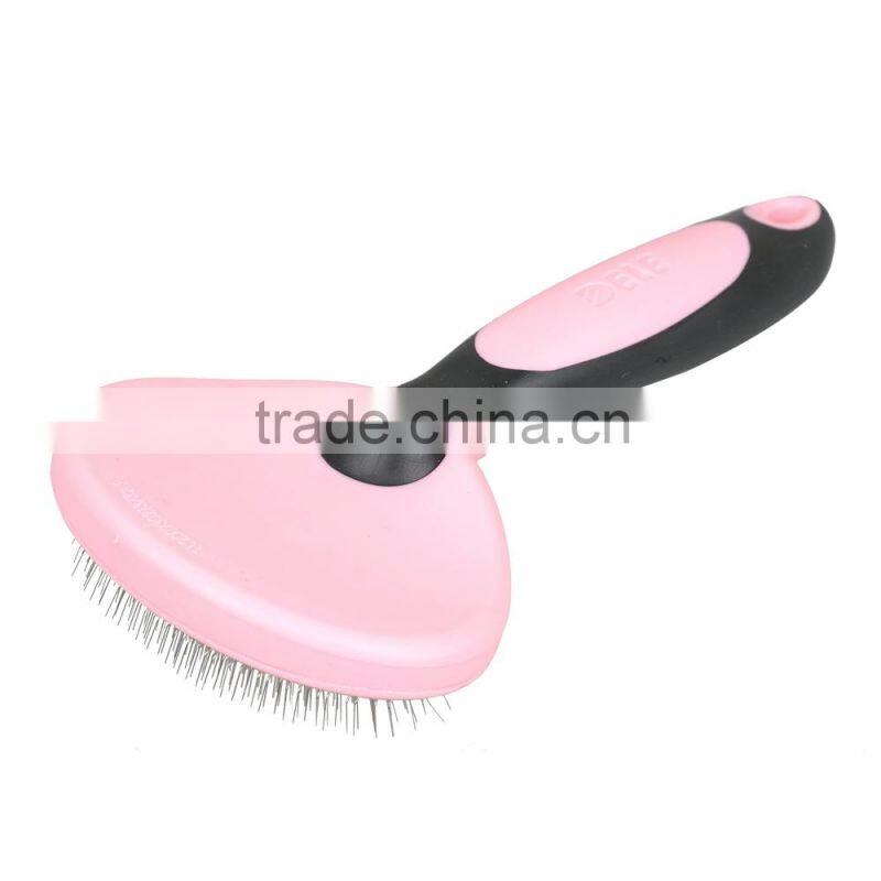 Pink/Blue Dog Cat Fur Comb Brush Long Short Hair Grooming Thin Pin Shedding Tool