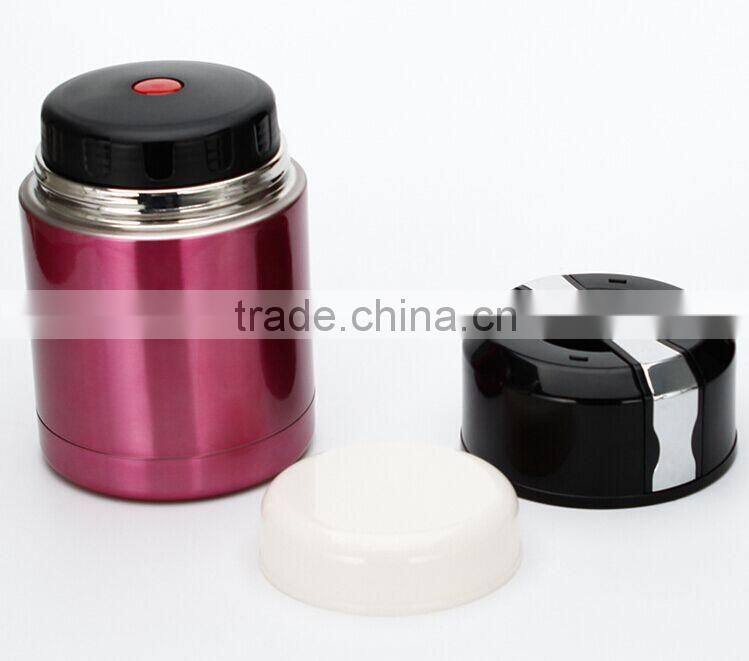 Vacuum Stainless Steel Lunch Jar,kids snacks container