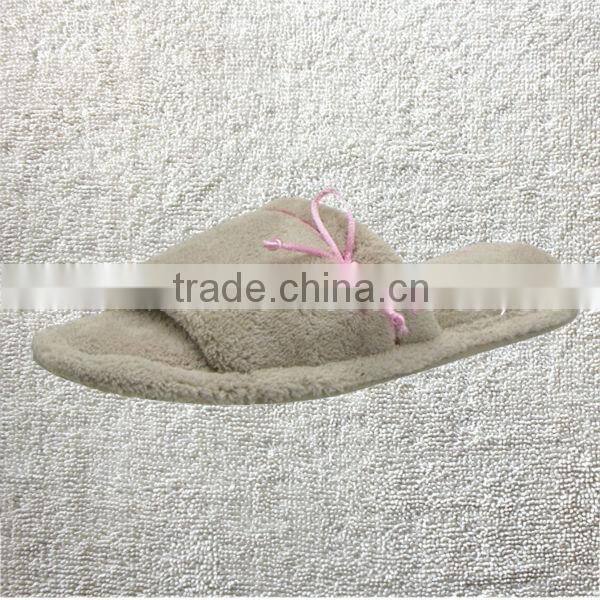 Womens New Comfy Terry Open Toe, Slide Scuff House Slipper