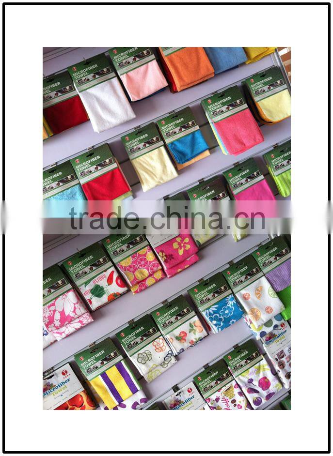 bathroom used microfiber towel