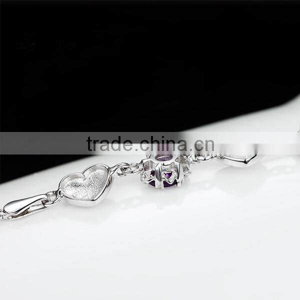 925 Silver Jewelry Silver Bracelet with CZ Stones 925 Silver Bracelet