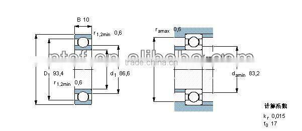 inline skate wheel bearings China ball bearings 61816