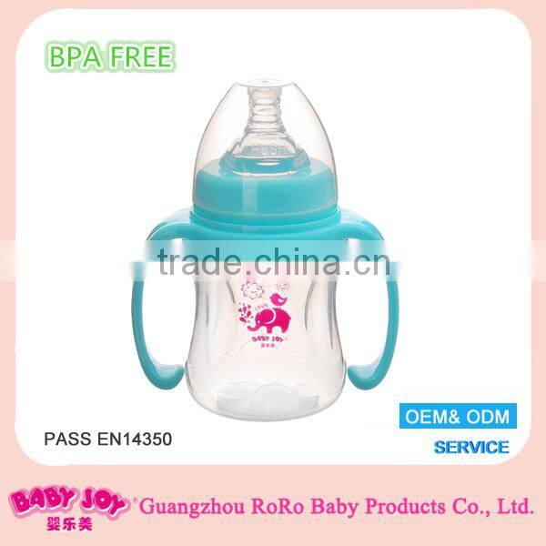 Free Sample New High Quality Low Price BPA free Durable PP material Wholesale Feeding Baby Bottle