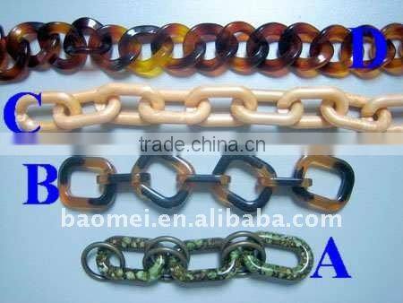 Fashion plastic,resin and acrylic chains