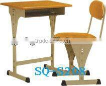 adjustable school desk and chair SQ-S208