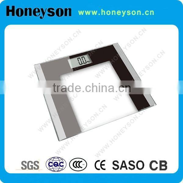 semitransparent electronic digital weighing scale for hotel