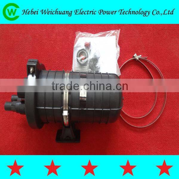 Electric overhead line accessories / Three port joint box for OPGW cable