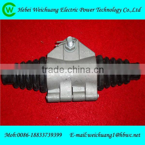 tension clamp for electrical fitting