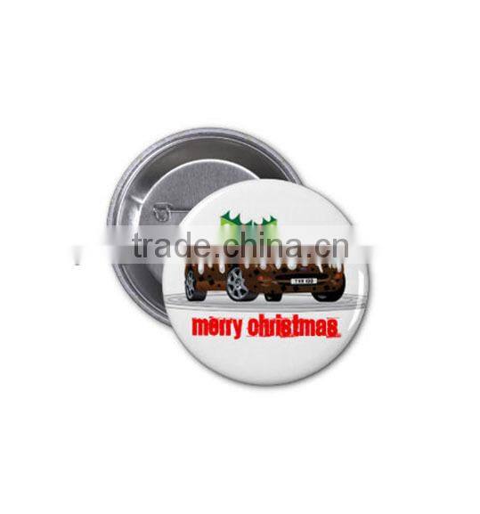 Christmas Badge Santa Badge Round Badge