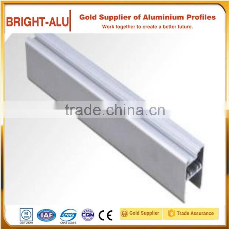 Quality assured T3-T8 temper and flat shape extruded aluminium profiles for shower frame enclosures