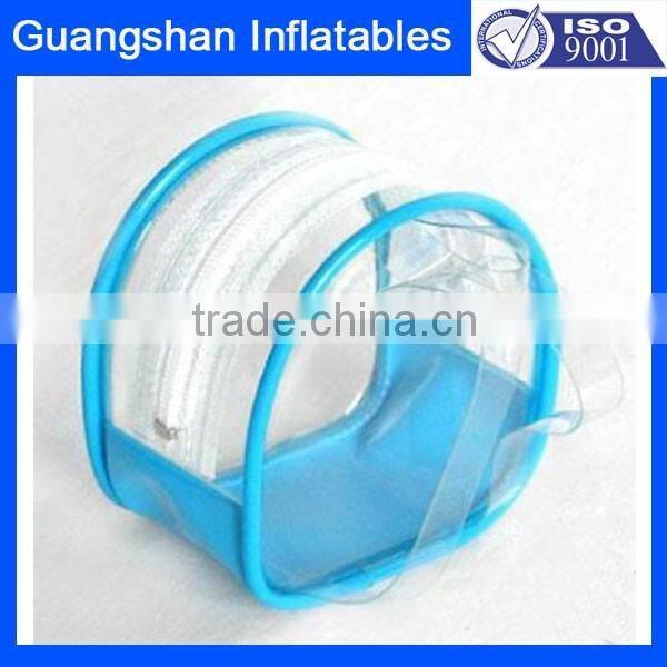PVC clear vinyl pvc zipper bags