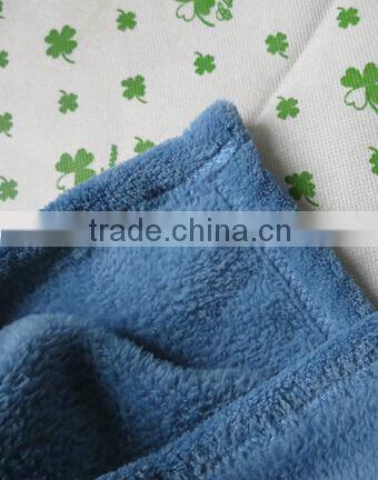 solid color coral fleece blanket