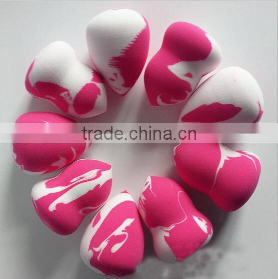 Many colour stripe non-latex cosmetic sponge cosmetic powder puff for blender