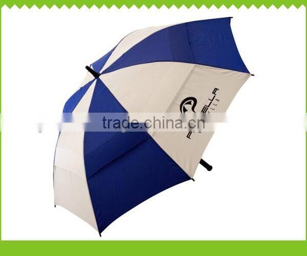 High quality windproof auto open straight Golf umbrella and ODM for Promotional and Branded Golf Umbrellas