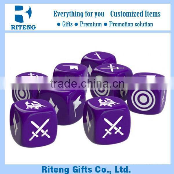 China Low Price Acrylic Blank Cube Dice