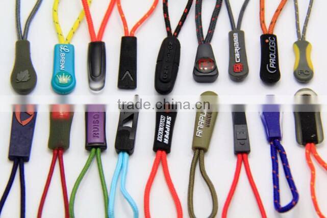 New Silicone PVC Zipper Puller design for Kid wear