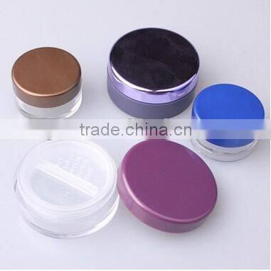 empty compact powder case with UV cap