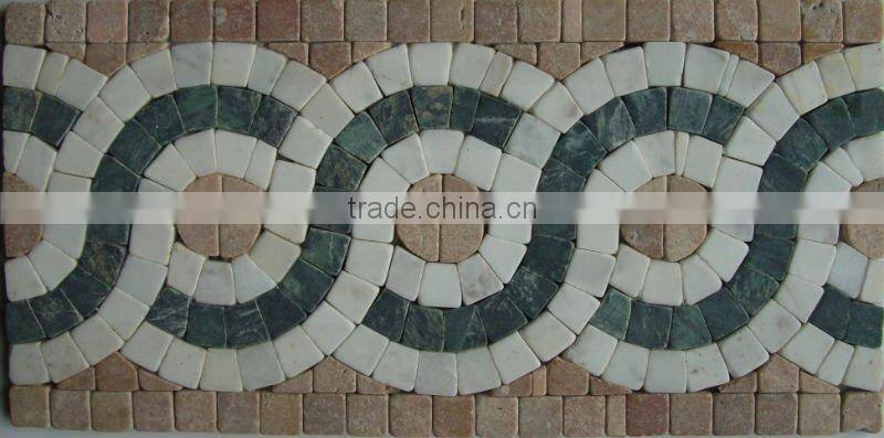 Lava Mosaic Border line Art Marble Mosaic YFL056