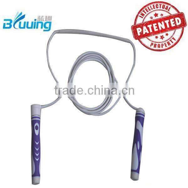2015 hot selling high quality bluuing brand pvc jump rope for kids joys