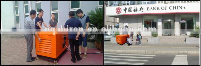 20kw/25kva 3-phase gasoline generator with soundproof canopy