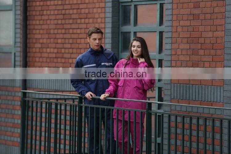 factory price OEM safety coverall thick raincoat