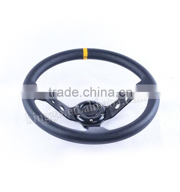 Universal PVC RACING CAR STEERING WHEEL 350mm