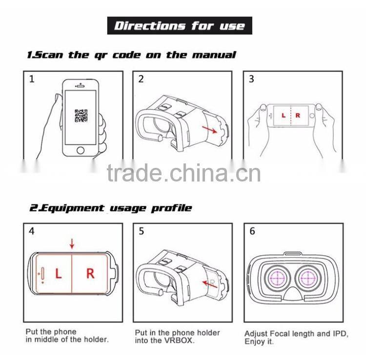 Virtual Headset 3d Glasses Vr Case Vr Box 2.0