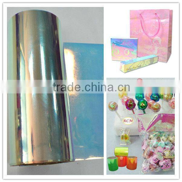 Blue Plastic Film Iridescent Film