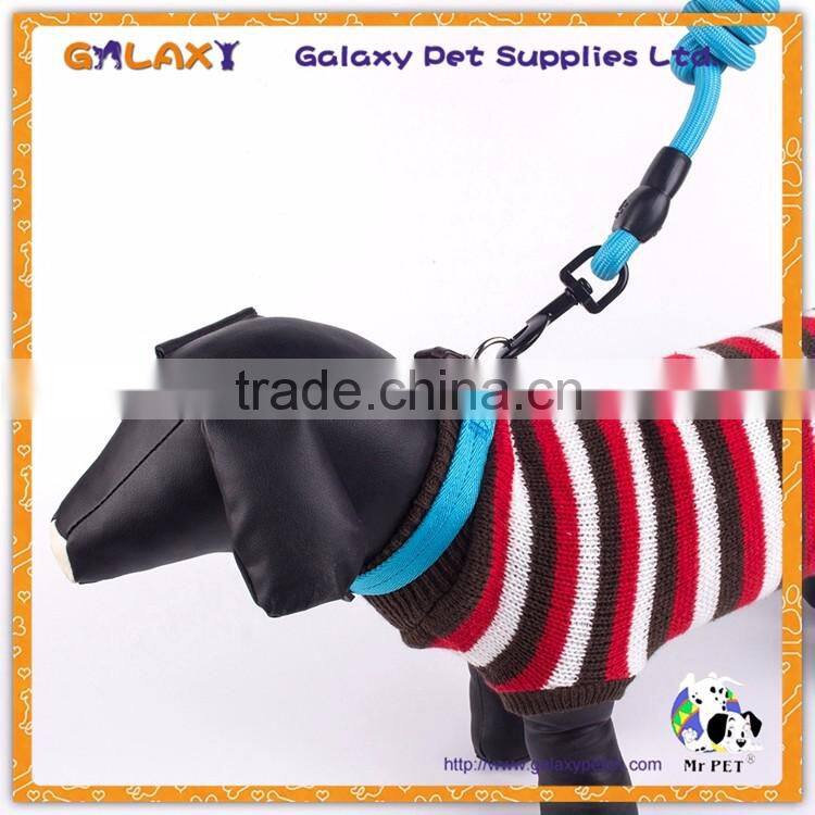Custom nylon adjustable buckle dog collar and leash, sell well dog leash
