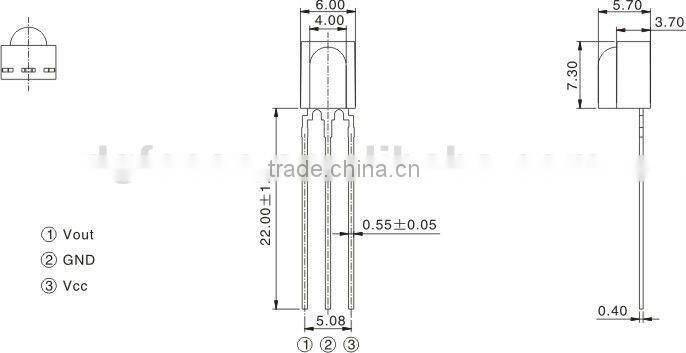 ir receiver sensor module DQIR-38312D1