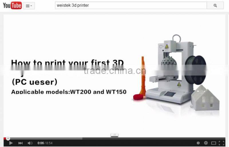 2015 hot sale and factory price fdm 3d printer machine and large 3d printer
