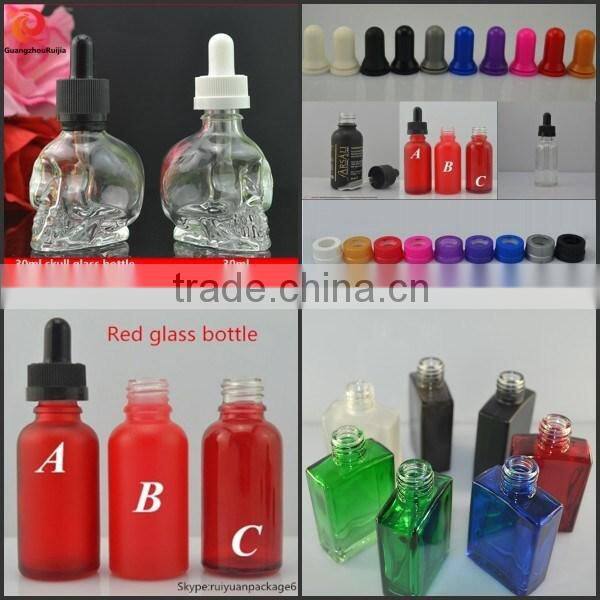 50ml white porcelain bottles for e-liquid packing with tamperproof cap e-liquid glass bottle 50ml