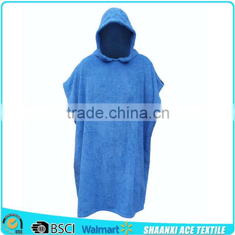 100% cotton terry one color Adult size robe towel plain woven adult robe towel