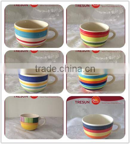 cheap ceramic zebra/handpainted mugs made in China