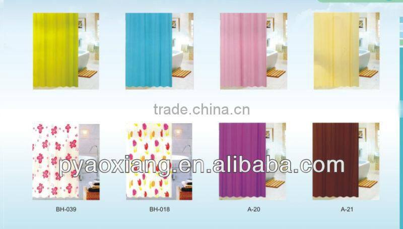 plastic bathroom curtain designs