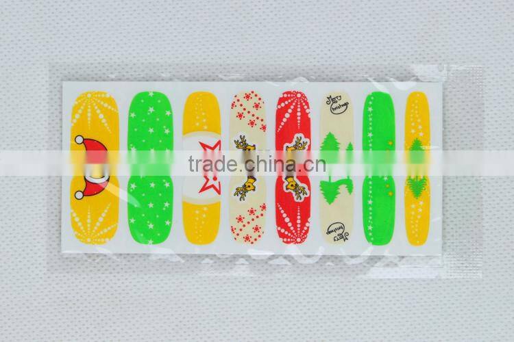 2015 the newest 3D snowman Christmas nail sticker