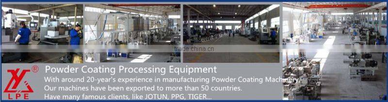 Long cooling steel belt for powder coatings