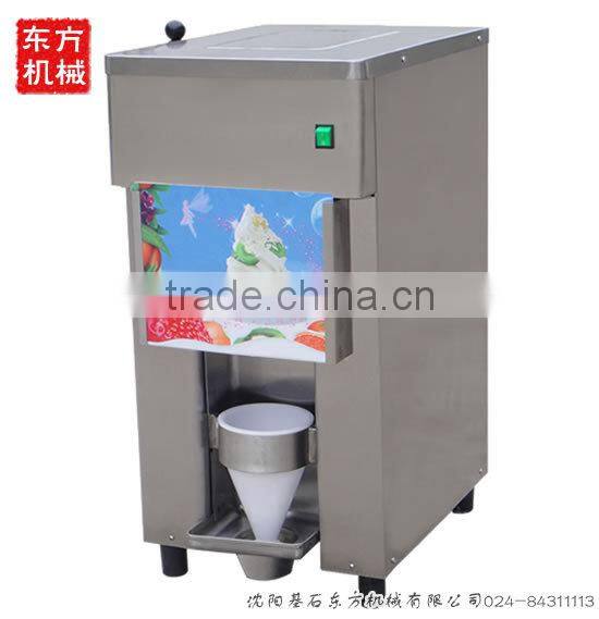 BST fresh fruit ice cream machine/ manual control fresh fruit ice cream blender/ various shape Fresh Fruit ice cream mixer