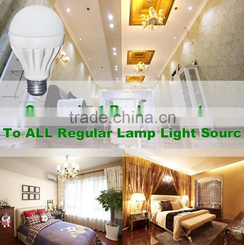 7W SMD e27 high bright Plastic light LED bulb light