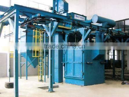 Huachuan large flexibility hanging chain shot blasting machine