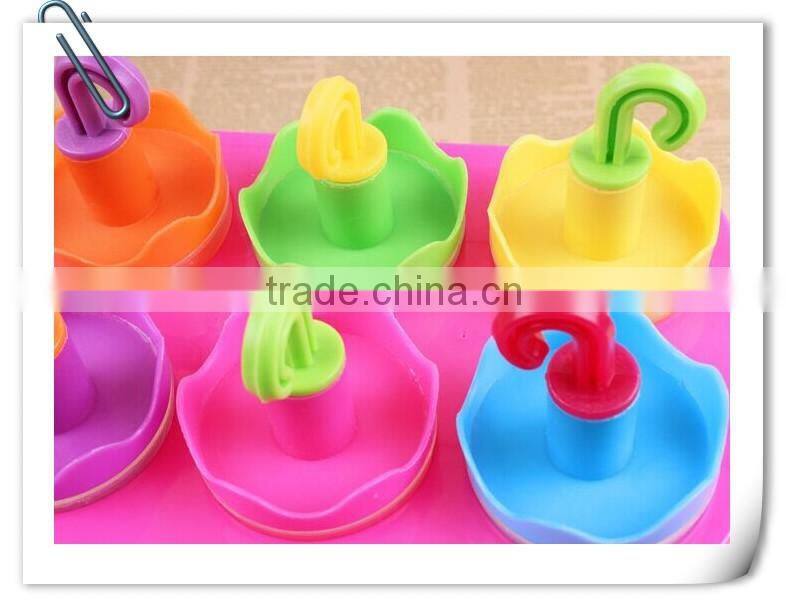 popular umbrella shape food grade plastic ice cream tool ic001