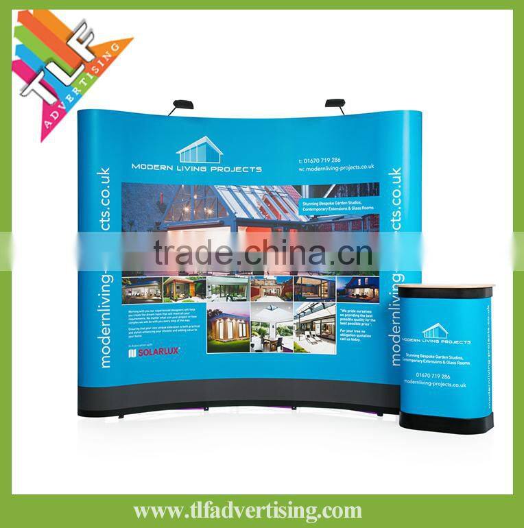 Spring Aluminum Pop up Display Stand