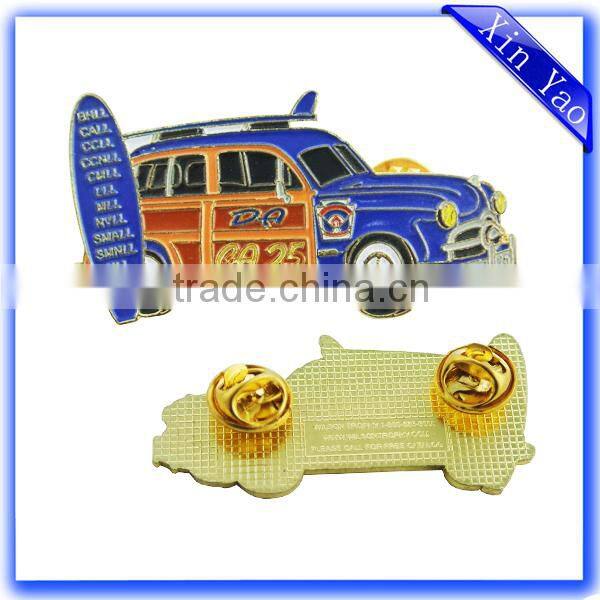 Hot sale good quality metal gold badge for car