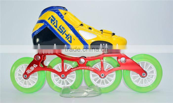 Rasha speed skate roller skates OEM figure skate internal frame aluminum pack frame steel frame