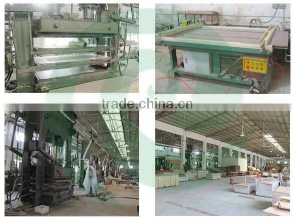 Honey comb/solid wood core mohagony melamine door