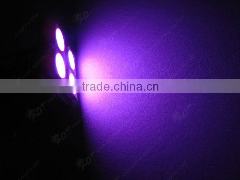 Error Free Canbus 501 T10 W5W 194 4pcs 5050 SMD LED Lighting Bulb Pink Color